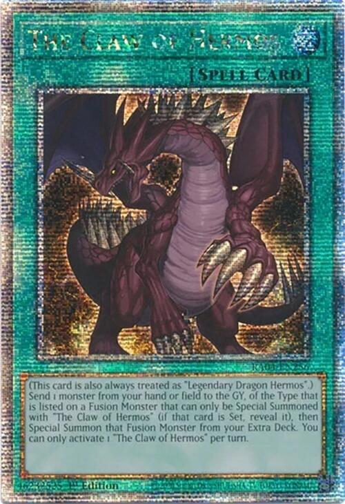 The Claw of Hermos - RA04-EN256 - (Quarter Century Secret Rare) - 1st Edition